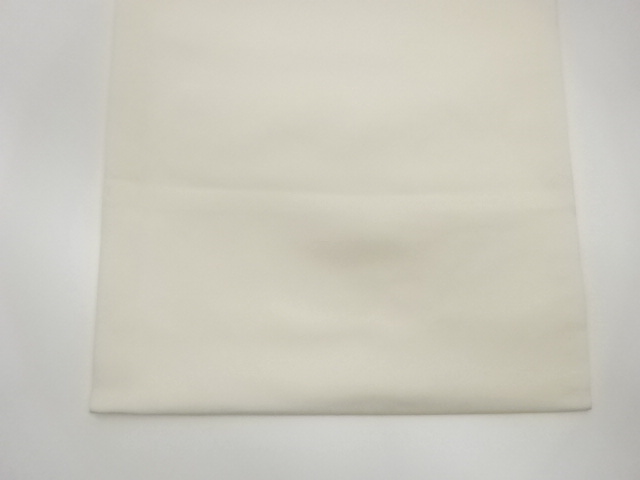  塩瀬金彩菱に花鳥模様名古屋帯